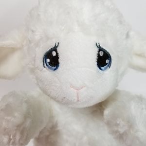 Precious Moments Plush Luffie Lamb 10" Sitting Praying With Sound Sad Blue Eyes‎